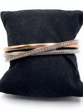 Brighton Neptune Rings Hinged Cuff Bracelet - 1085